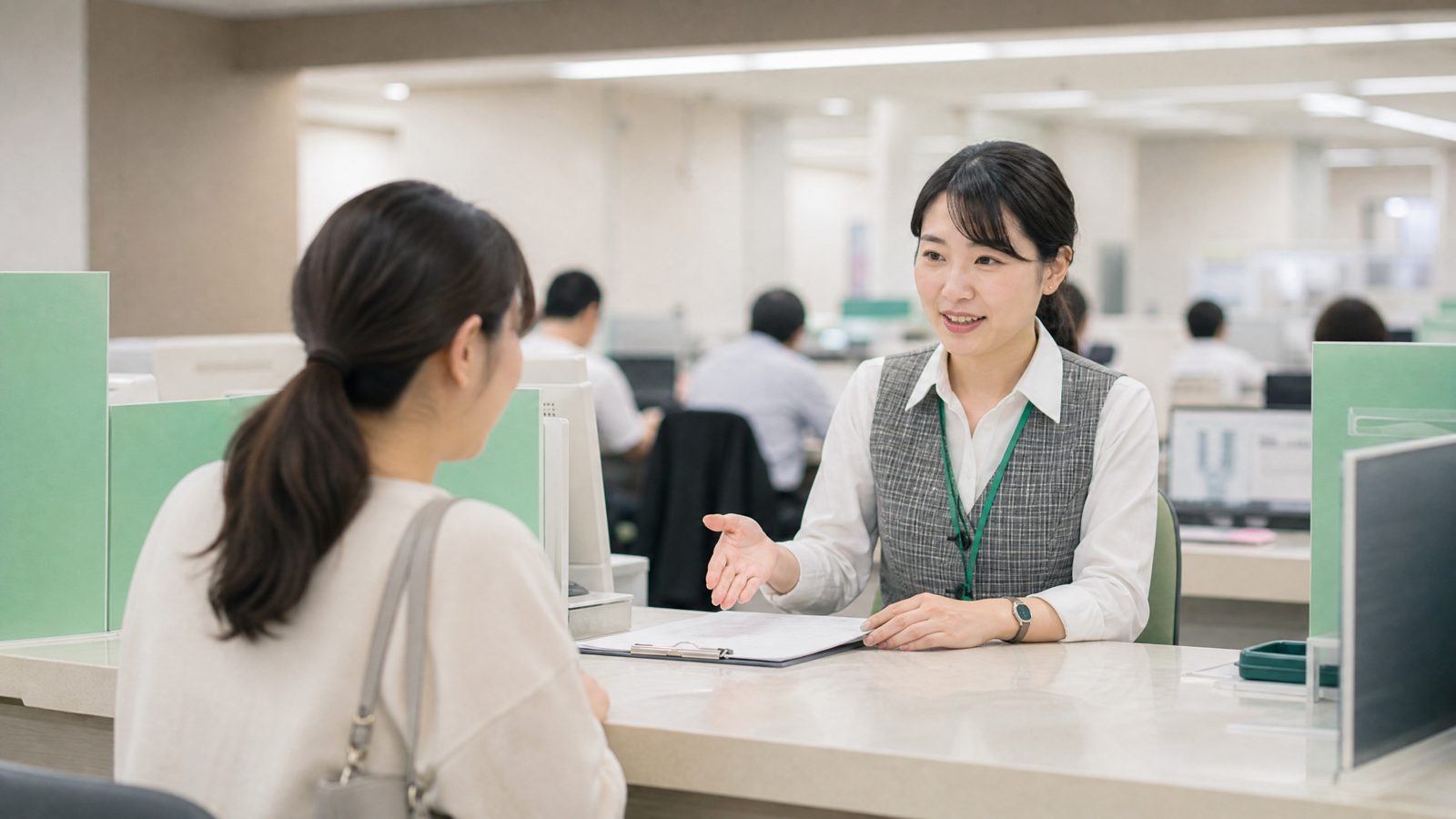 自治体窓口での補助金申請のイメージ